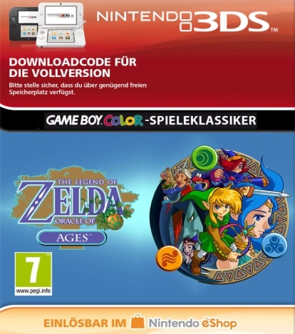 The Legend of Zelda Oracle of Ages 3DS Code kaufen