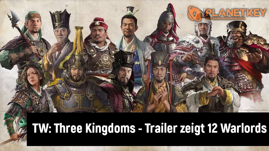 Total War: Three Kingdoms - Trailer zeigt die 12 Warlords