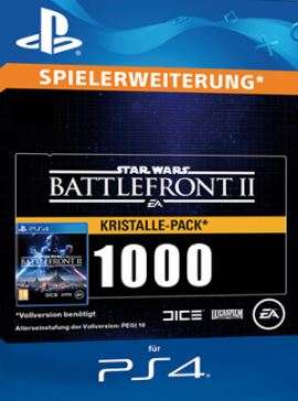  Star Wars Battlefront 2 [PS4] - 1000 Crystals