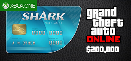 GTA Online Cash Card - 200.000 $ - Tiger Shark [Xbox One]