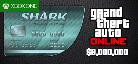 GTA Online Cash Card - 8.000.000 $ - Megalodon [Xbox One]