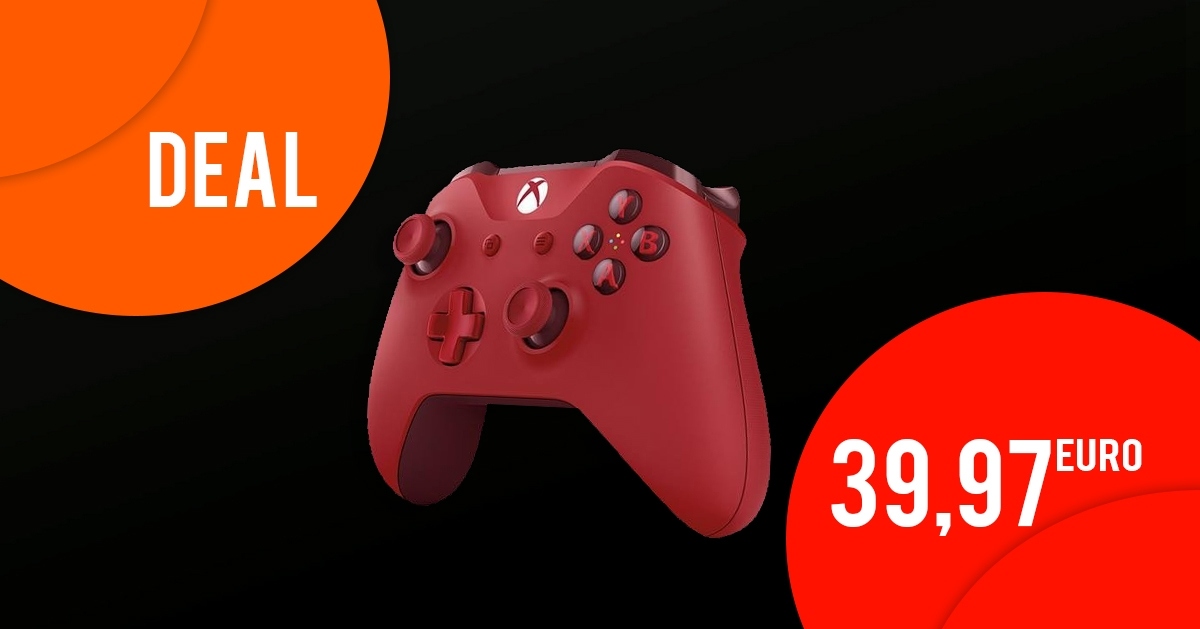  Xbox Wireless Controller in Rot nur 39,97 EUR
