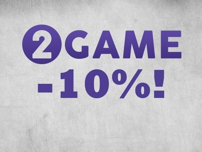 10% auf das gesamte Sortiment von 2Game!