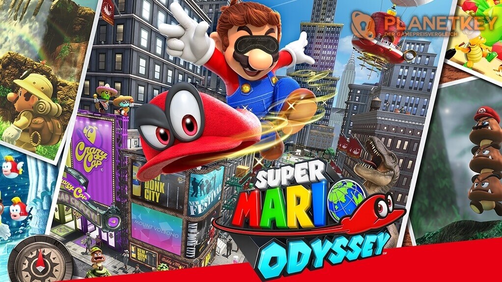 Mario Odyssey mit verbunden Augen durchgespielt