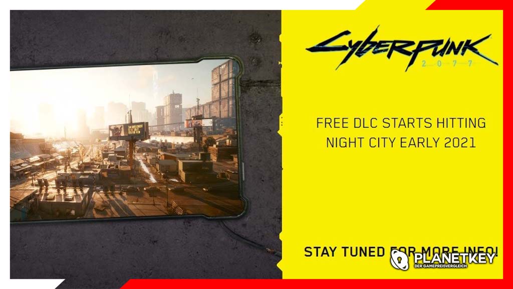 Die Cyberpunk 2077-Website versprach Anfang 2021 kostenlosen DLC