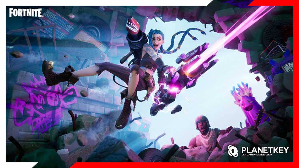 League of Legends-Champion Jinx zu Fortnite hinzugefügt