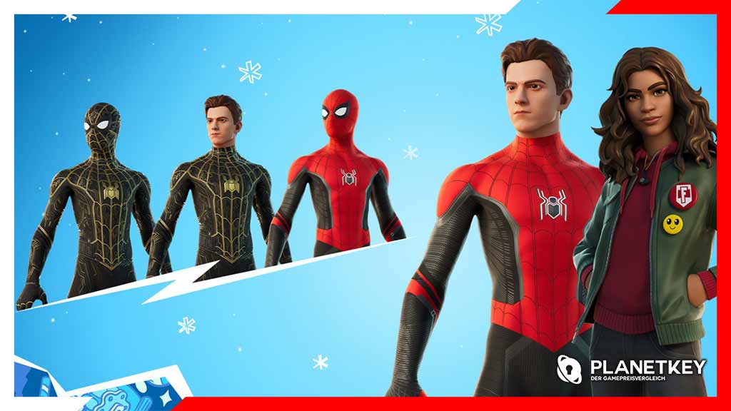 Fortnite 2021 Winterfest jetzt live, Spider-Man und MJ von No Way Home