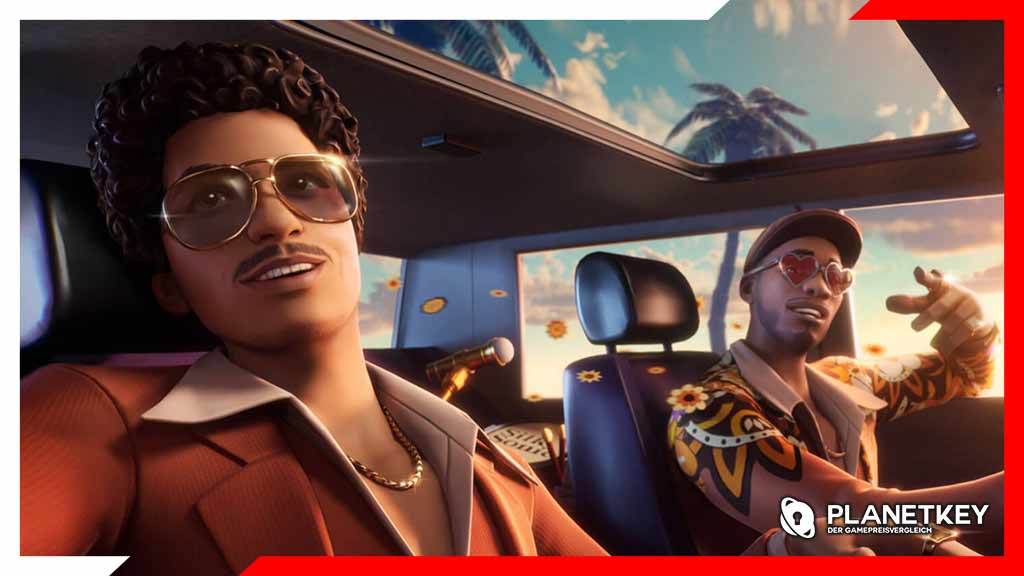 Silk Sonic Duo Bruno Mars und Anderson .Paak schließen sich der Icon-Serie von Fortnite an