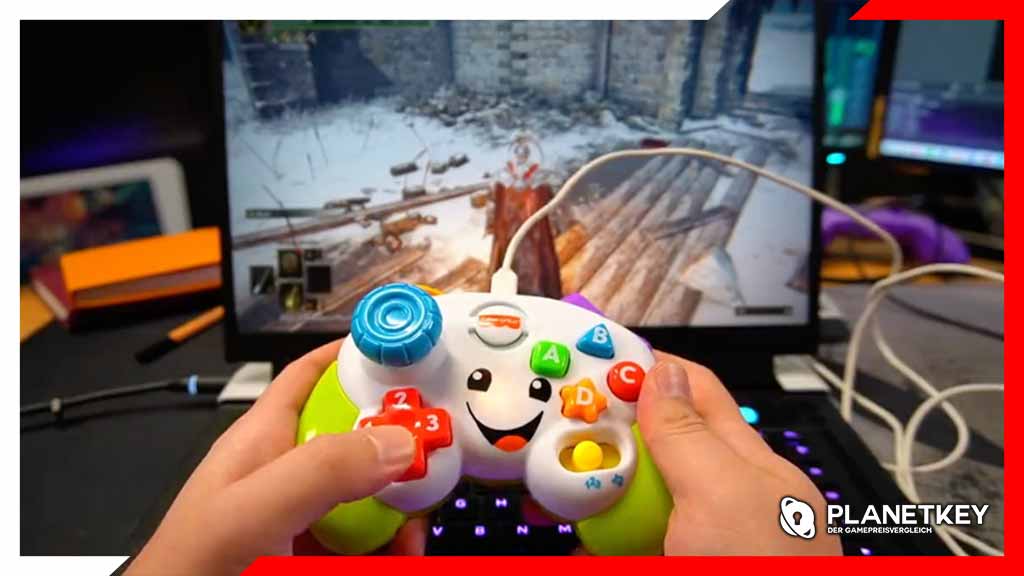Fisher-Price Baby Controller modifiziert, um Elden Ring auf dem PC zu spielen