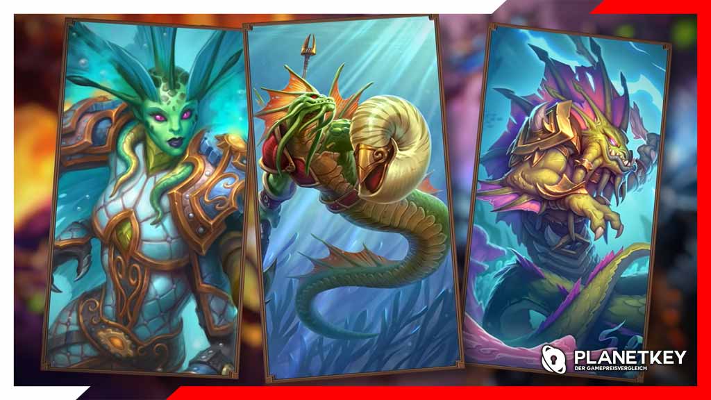 Jeder Aufstieg des Naga-Dieners auf den Schlachtfeldern von Hearthstone