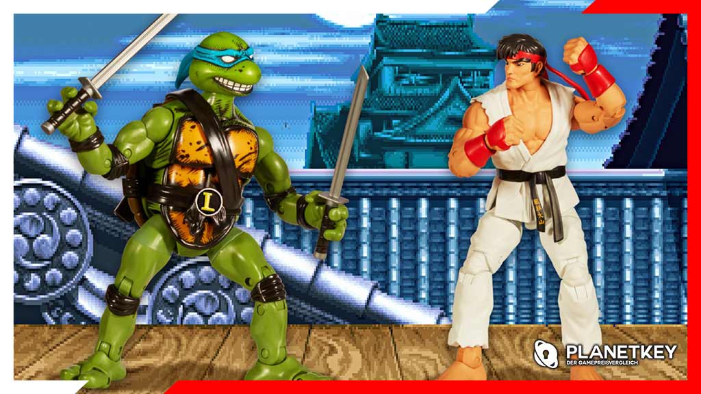 Diese Street Fighter Versus Teenage Mutant Ninja Turtles Actionfiguren-Sets sehen fantastisch aus