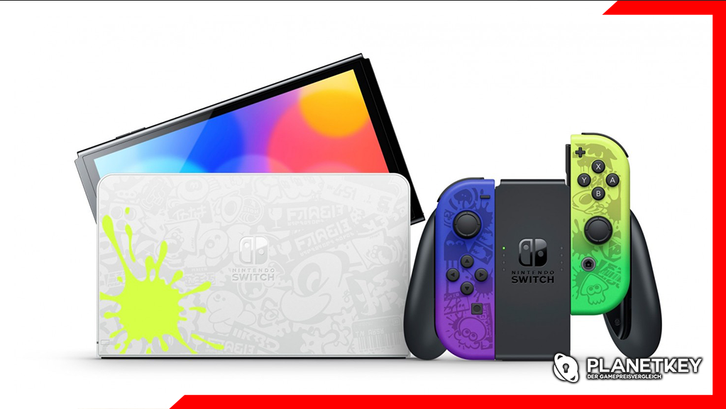 Splatoon 3 Switch OLED und Pro Controller für etwas Farbe