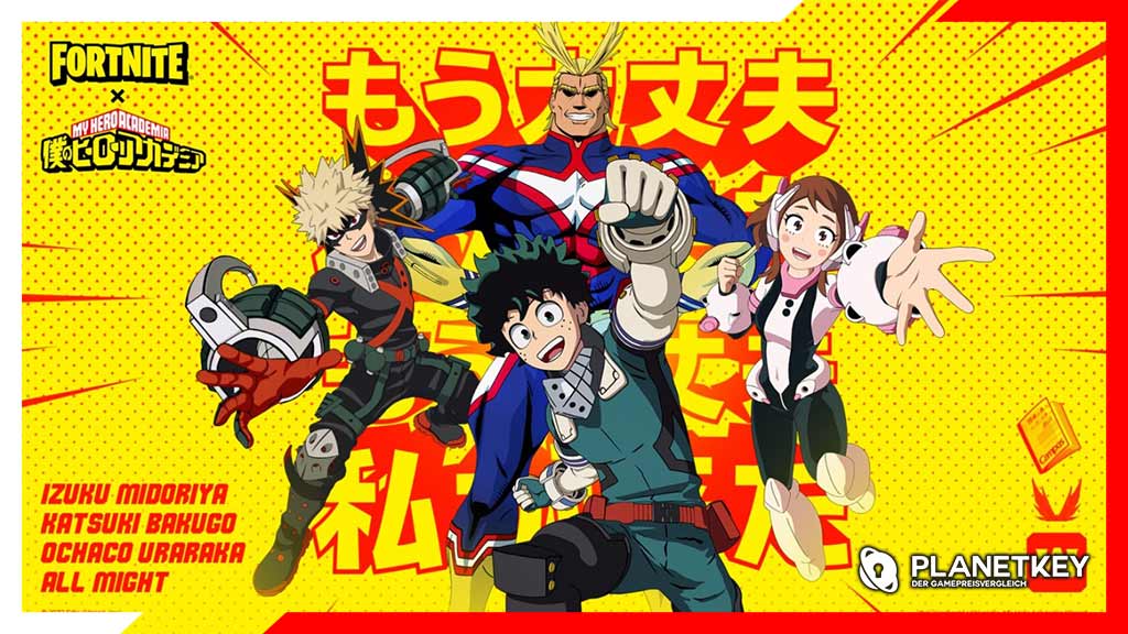 My Hero Academia stürzt sich in Fortnite