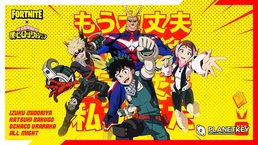 My Hero Academia stürzt sich in Fortnite