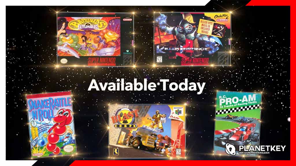 Nintendo Switch Online erhält heute eine Reihe klassischer seltener Spiele
