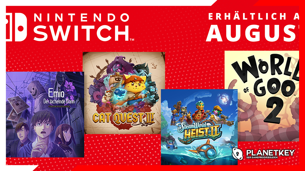 Neue Nintendo Switch-Veröffentlichungen im August 2024: Ein abwechslungsreicher Monat für Spieler