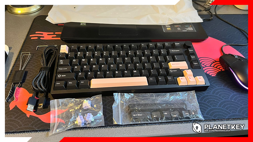 Mit LED's und Klick-Ekstase: Epomaker präsentiert seinen P75 Keyboard mit eigenen Switches