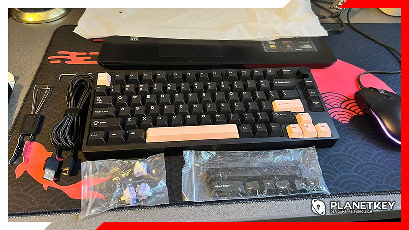 Mit LED's und Klick-Ekstase: Epomaker präsentiert seinen P75 Keyboard mit eigenen Switches