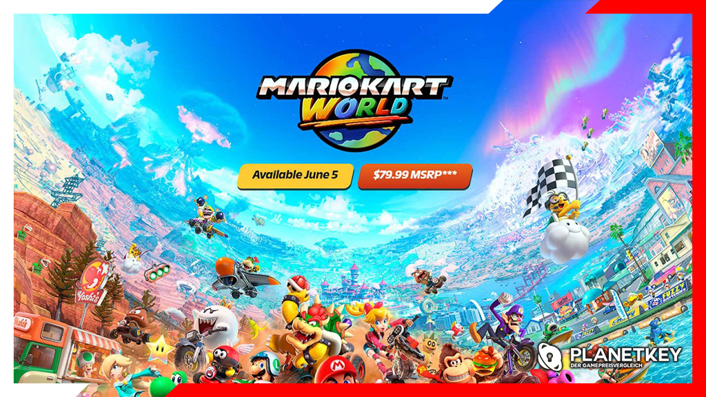 Mario Kart World für Switch 2 kostet 80 Euro – Preisschock für Fans