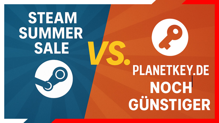 Steam Summer Sale 2025 vs. Planetkey.de – Wo spart man mehr?