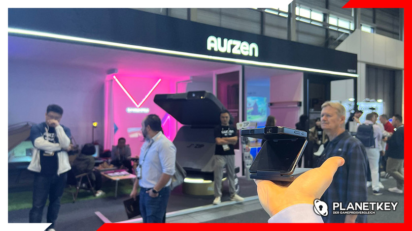 Aurzen auf der IFA 2025: Gamingprojektor in Smartphonegröße