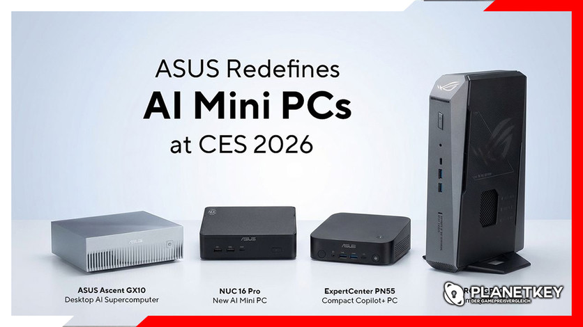 ASUS zeigt auf der CES 2026 neue Mini-PCs – viel AI, aber nicht alles davon ist sinnvoll