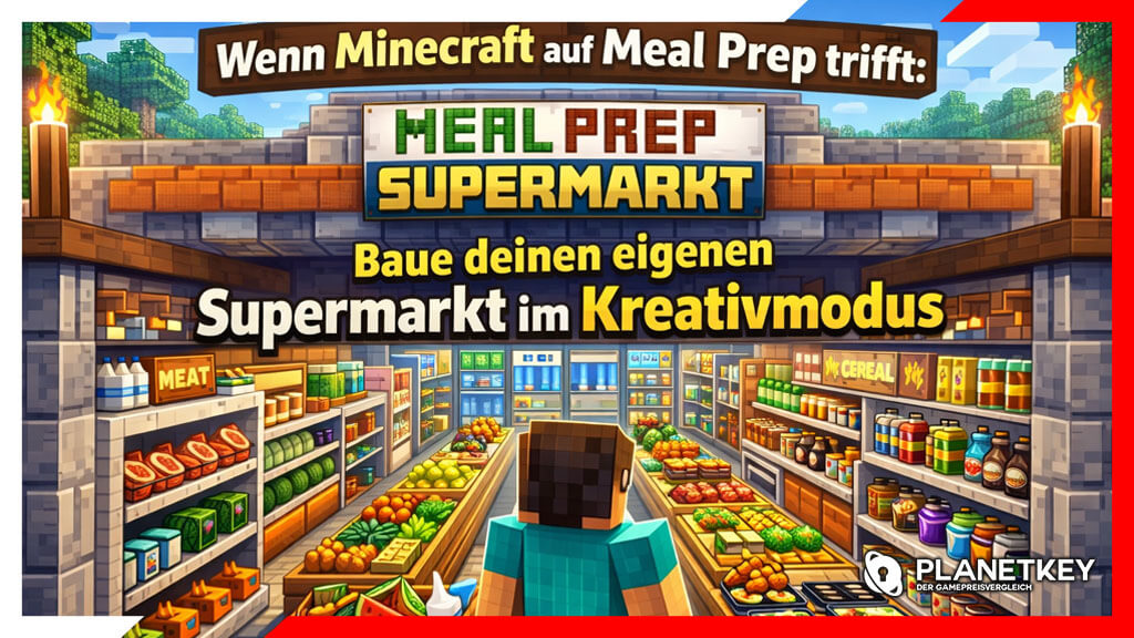 Wenn Minecraft auf Meal Prep trifft: Baue deinen eigenen Supermarkt im Kreativmodus