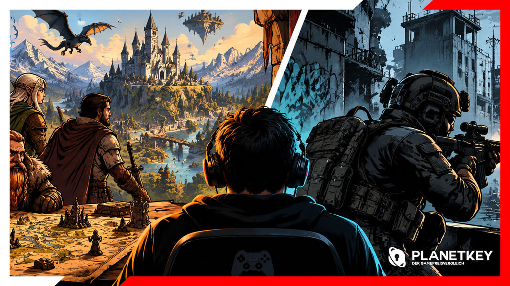 Wie Rollenspiele und Ego-Shooter unterschiedliche Spielweisen ansprechen