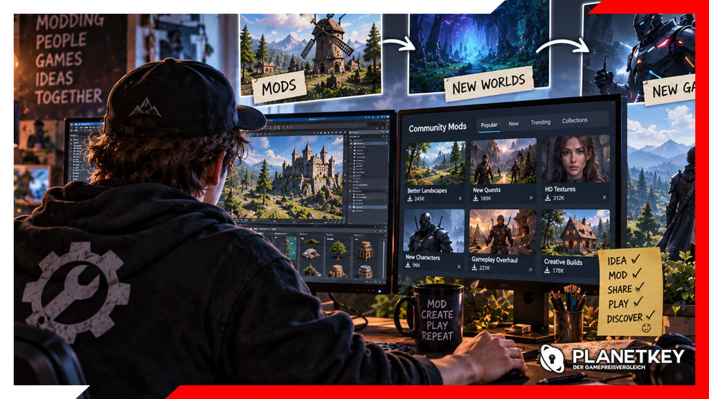Wie Modding-Communitys neue Möglichkeiten für die Entdeckung von Games und kreative Inhalte schaffen