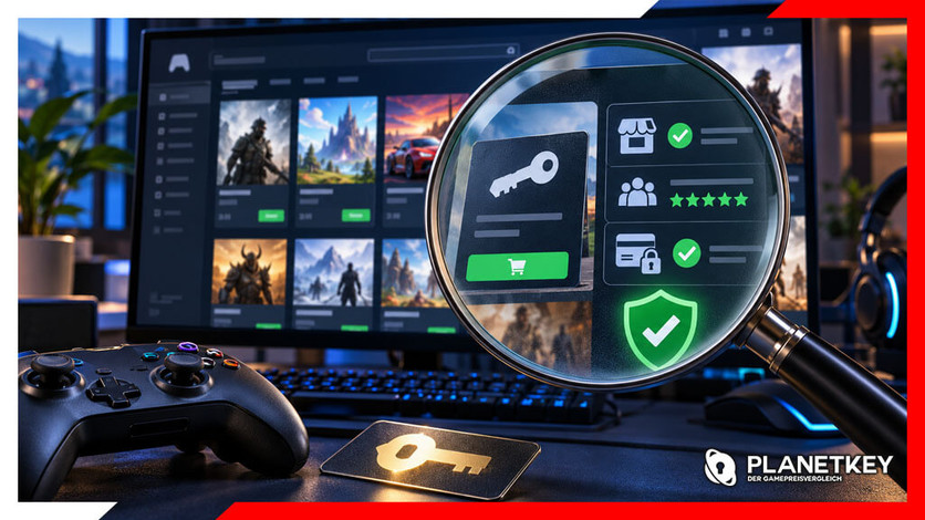 Wie man vor dem Kauf eines Spielekeys die Vertrauenswürdigkeit eines Shops überprüft