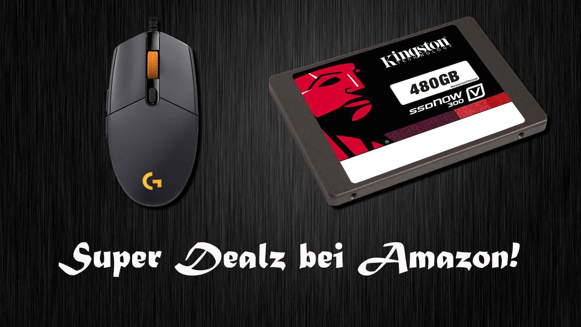 Amazon Angebote: Logitech G Pro Gaming-Maus BF1 Eidtion (WHD-Deal), Kingston SSD (480GB)