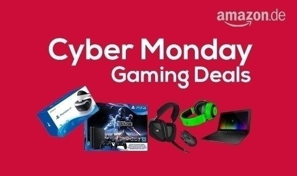 AMAZON CYBER MONDAY - PS4 Bundles, PS4 VR Bundles, PC Gamer Equipment bis zu 40% reduziert!