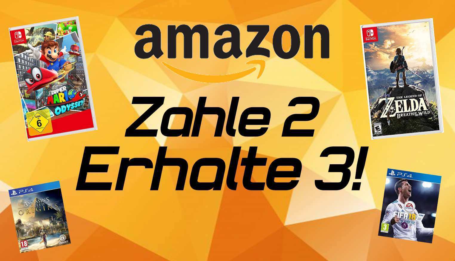 [AMAZON] Zahle 2, erhalte 3 - Games, Filme, Serien