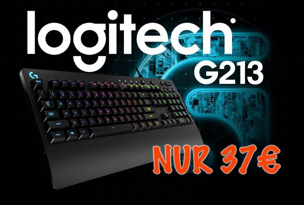 (AMAZON.DE) Logitech G213 Gaming-Tastatur Prodigy RGB - nur 37â‚¬