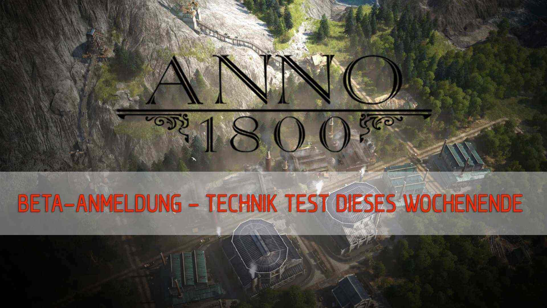 Anno 1800 - Beta-Anmeldung und Test geplant fÃ¼r Ende November