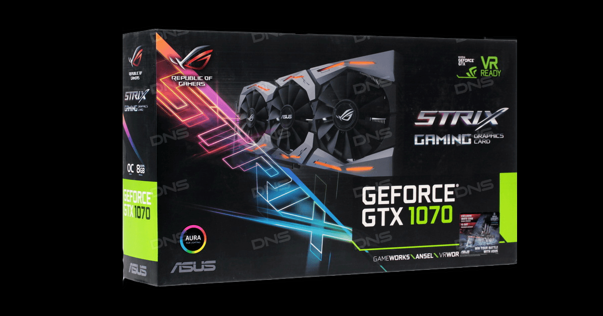 Asus ROG Strix GeForce GTX1070 8GB Overclocked zum Hammerpreis inkl. DoW 3!