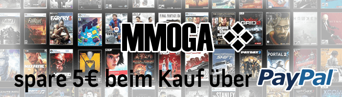 Bei MMOGA Ã¼ber PayPal einkaufen und 5â‚¬ sparen! Gutschein war gestern!
