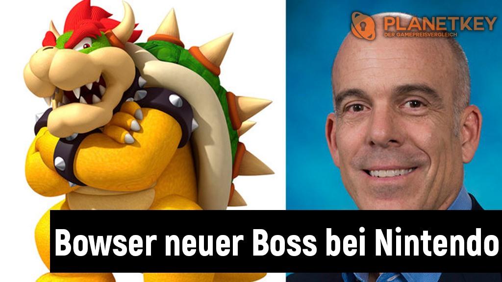 Bowser ist neuer Chef bei Nintendo 