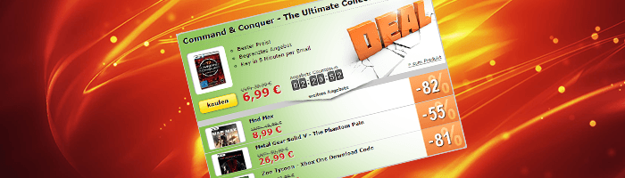 C&C Ultimate Collection, Metal Gear Solid, MadMax und mehr in den MMOGA Deals!