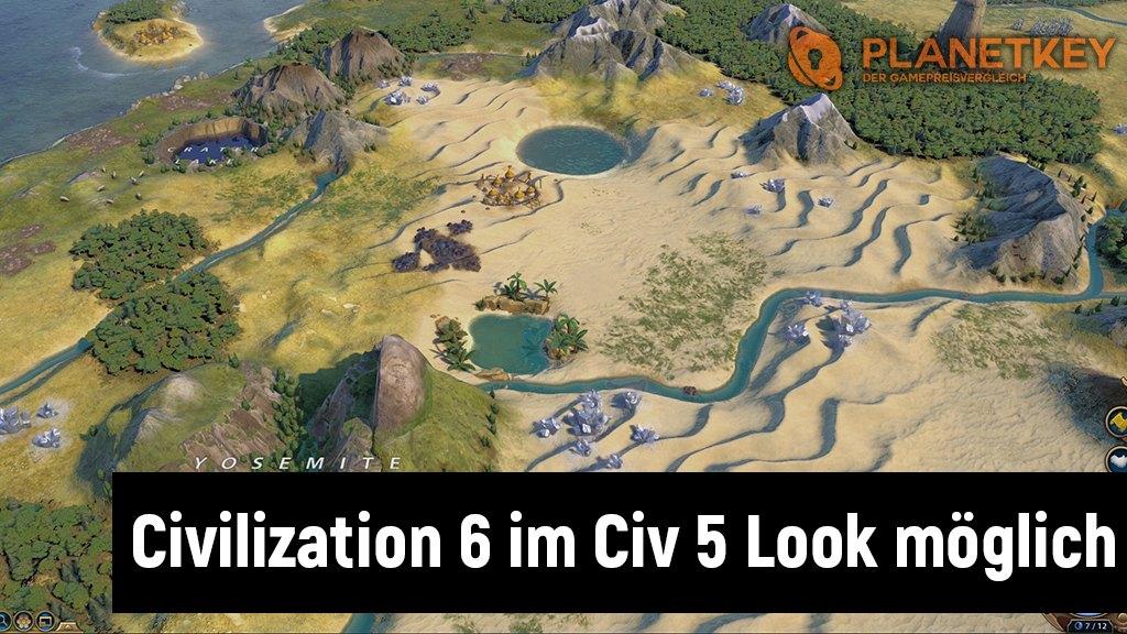 Civilization 6 - Modifikation verändert Grafik auf Basis von Civilization 5