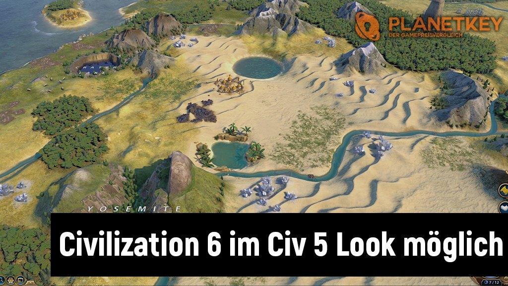 Civilization 6 - Modifikation verändert Grafik auf Basis von Civilization 5