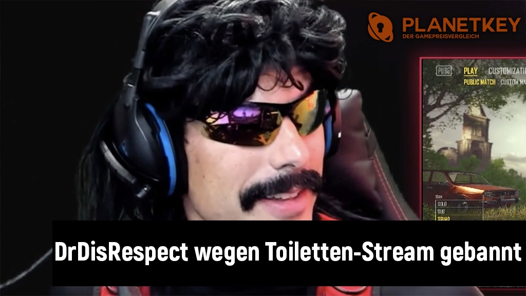 DrDisRespect von Twitch gebannt wegen Toiletten-Stream