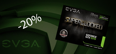 EVGA GeForce GTX 1070 SC Gaming ACX 3.0 Black Edition 8192MB - 20% gÃ¼nstiger!