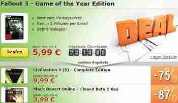 Fallout 3 - Game of the Year Edition zum unglaublichen Preis!