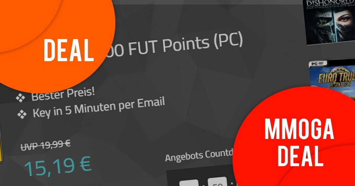 FIFA FUT Points, Dishonored 2 und ETS Vive la France im Angebot