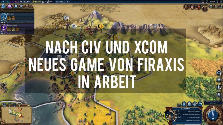 Firaxis arbeitet nach XCOM und Civiliation an neuem Spiel