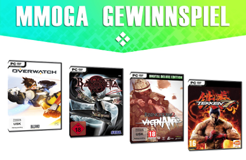 Gewinne beim MMOGA Gewinnspiel tolle Spiele!