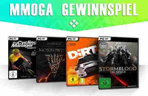 Gewinne coole Preise mit MMOGA! Dirt 4, ESO MORRWIND, PCM 2017 und Stormblood!