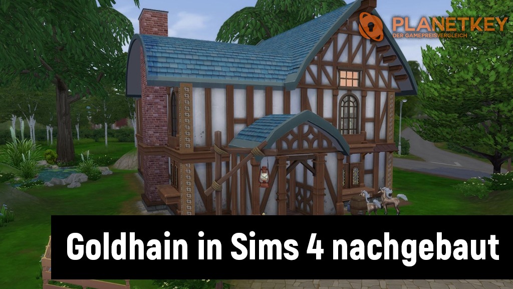 Goldhain in Sims 4 nachgebaut