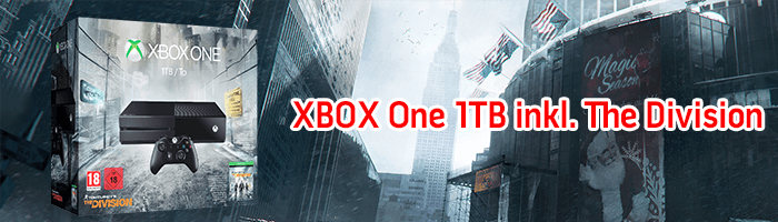 GÃ¼nstige XBOX ONE 1TB inkl. Tom Clancy's The Division bei SATURN 